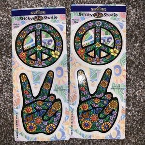 Hippie stickers